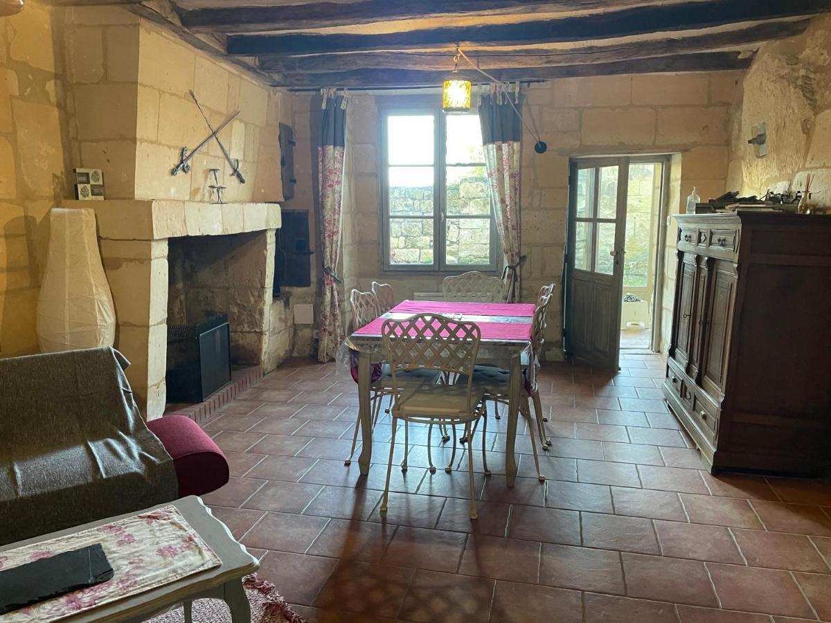 فيلا L'Escale Troglo Au Bord De La Loire Souzay-Champigny المظهر الخارجي الصورة